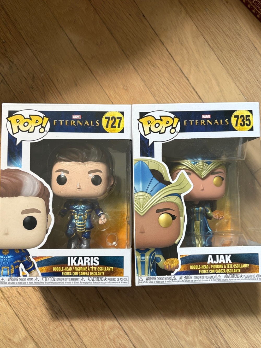 MARVEL Funko Marvel Pop! Ikaris & Ajak - Vinyl Bobble-Head Figures